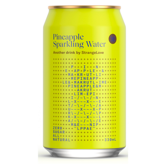 Strangelove Pineapple Sparkling Water 330ml - 24 Pack