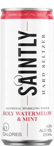 Saintly Seltzer Watermelon 250ml - Pack of 24