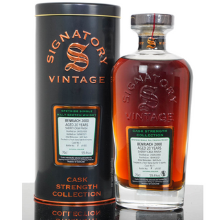Signatory Vintage Benriach 2000 Aged 20 Years Single Malt Scotch Whisky 700Ml