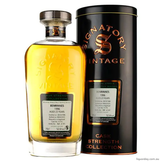 Benrinnes 1996 Aged 23 Years Single Malt Scotch Whisky - Signatory Vintage Whisky Whisky 700Ml