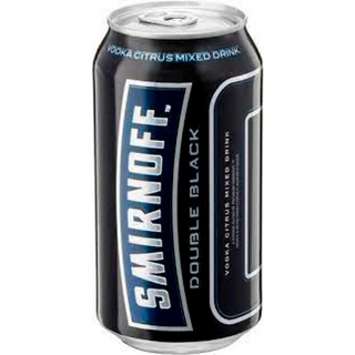 Smirnoff Double Black 5% 375ml Pack of 24