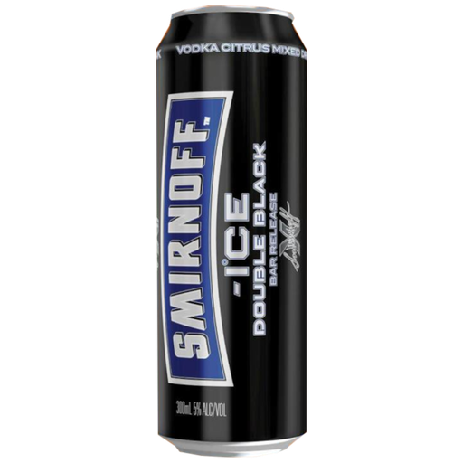 Smirnoff Double Black Slimline - Pack of 24