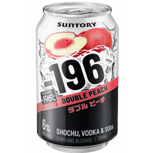 Suntory -196 Double Peach Can 330mL- Pack of 30