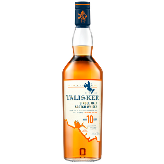 Talisker 10 Year Old Single Malt Scotch Whisky 700mL