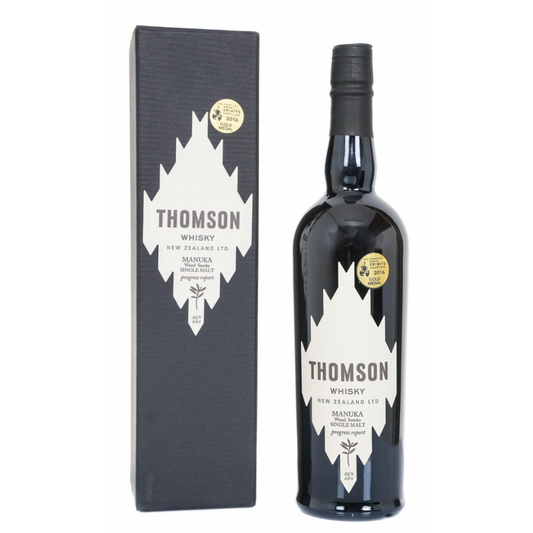 Thomson Manuka Smoke 'Progress Report' New Zealand Single Malt Whisky (700ml)