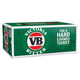 Victoria Bitter Lager Bottles 375Ml - Pack Of 24
