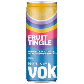 Vok Cocktails Fruit Tingle 250ml - Pack of 24