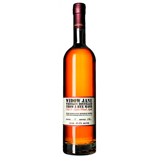 Widow Jane Rye Whiskey Aged American Applewood 700mL