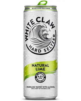 White Claw Natural Lime Seltzer 330ml - 24 pack