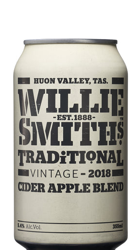 Willie Smith's Traditional Apple Cider Cans 355mL - 24 Pack